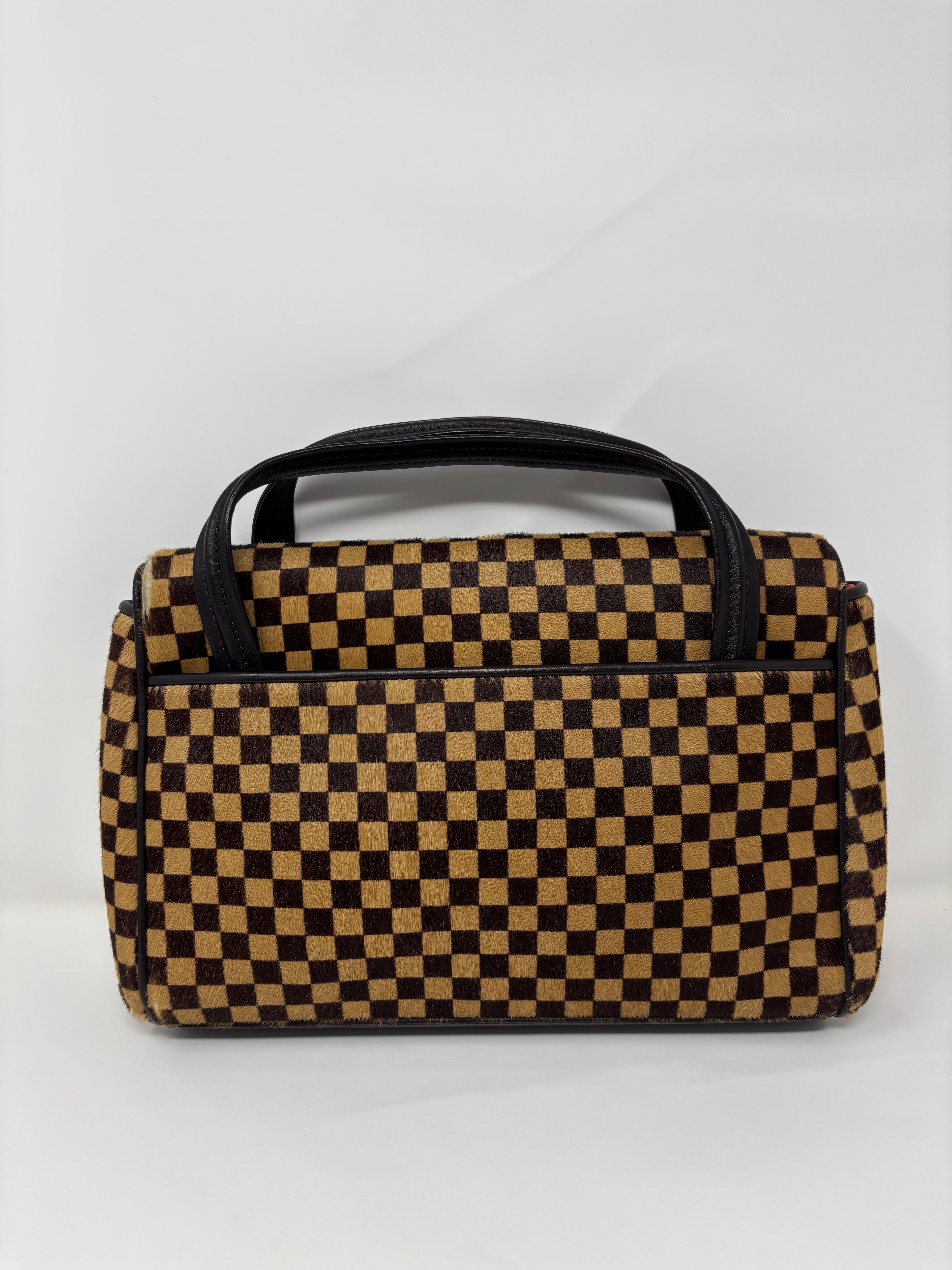 Louis Vuitton Damier Sauvage Ponyhair Handbag