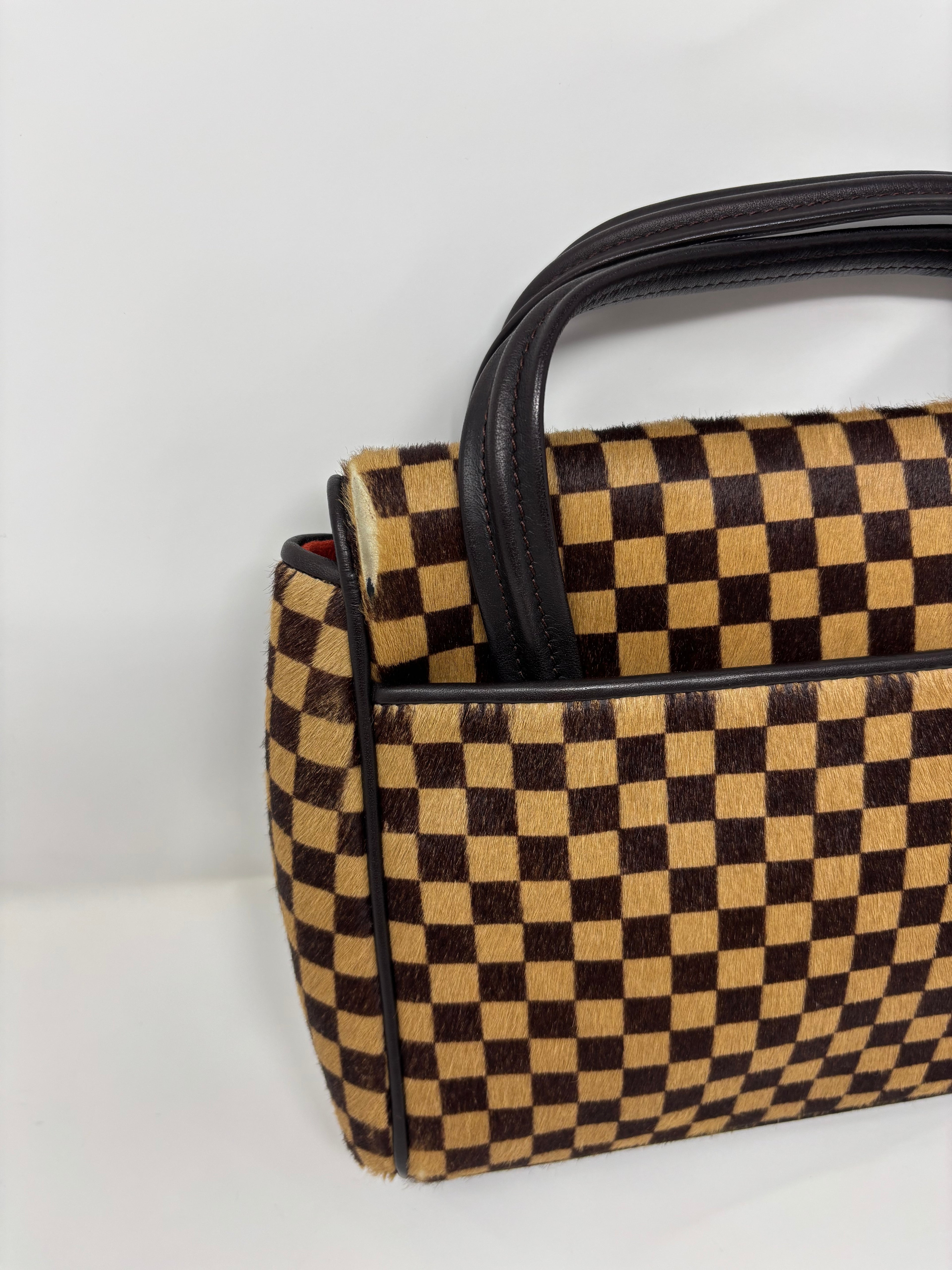 Louis Vuitton Damier Sauvage Ponyhair Handbag