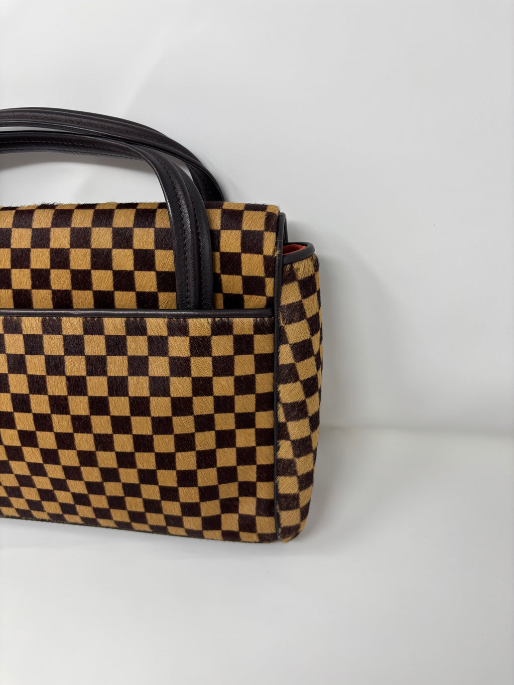 Louis Vuitton Damier Sauvage Ponyhair Handbag