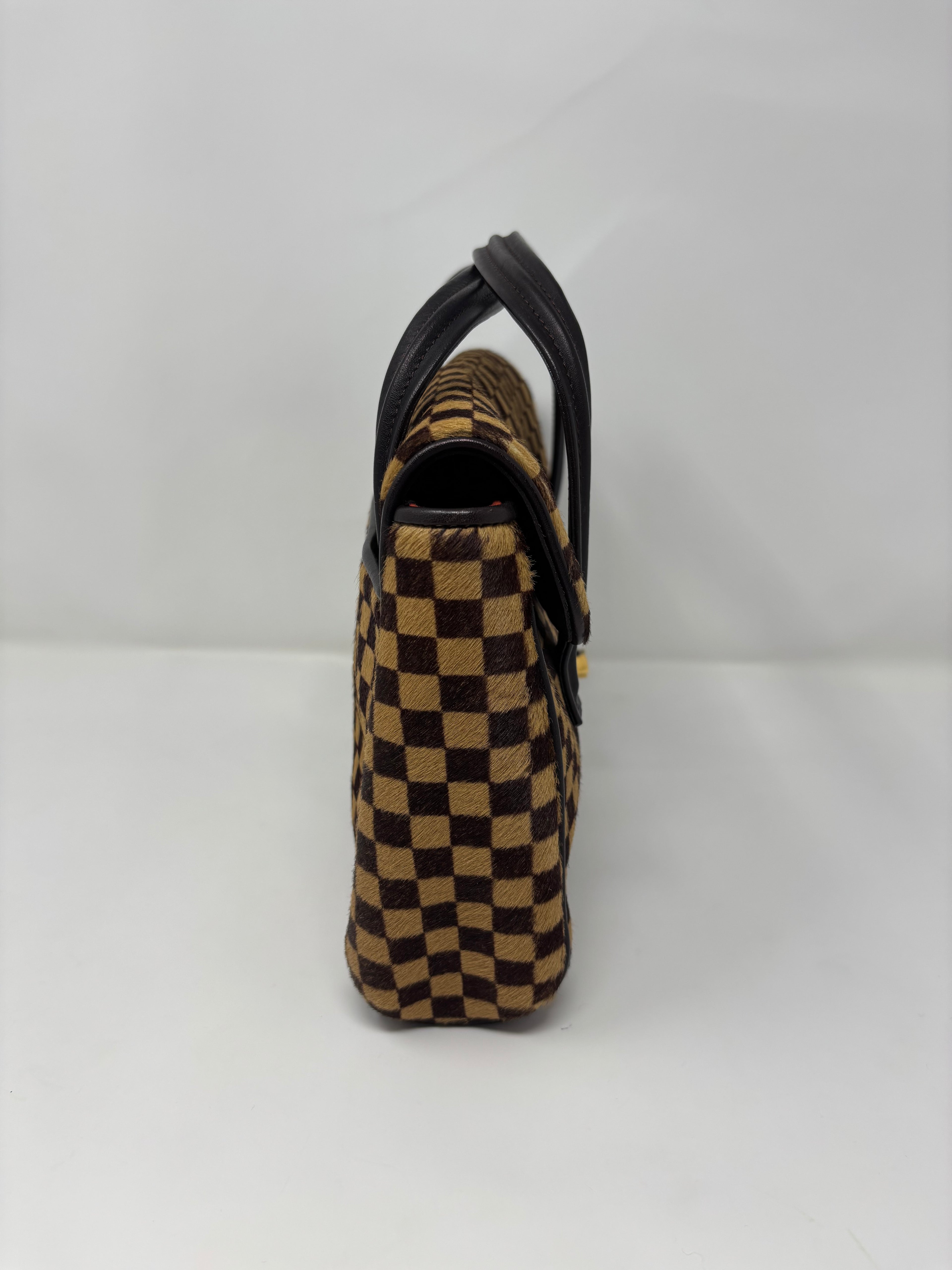 Louis Vuitton Damier Sauvage Ponyhair Handbag