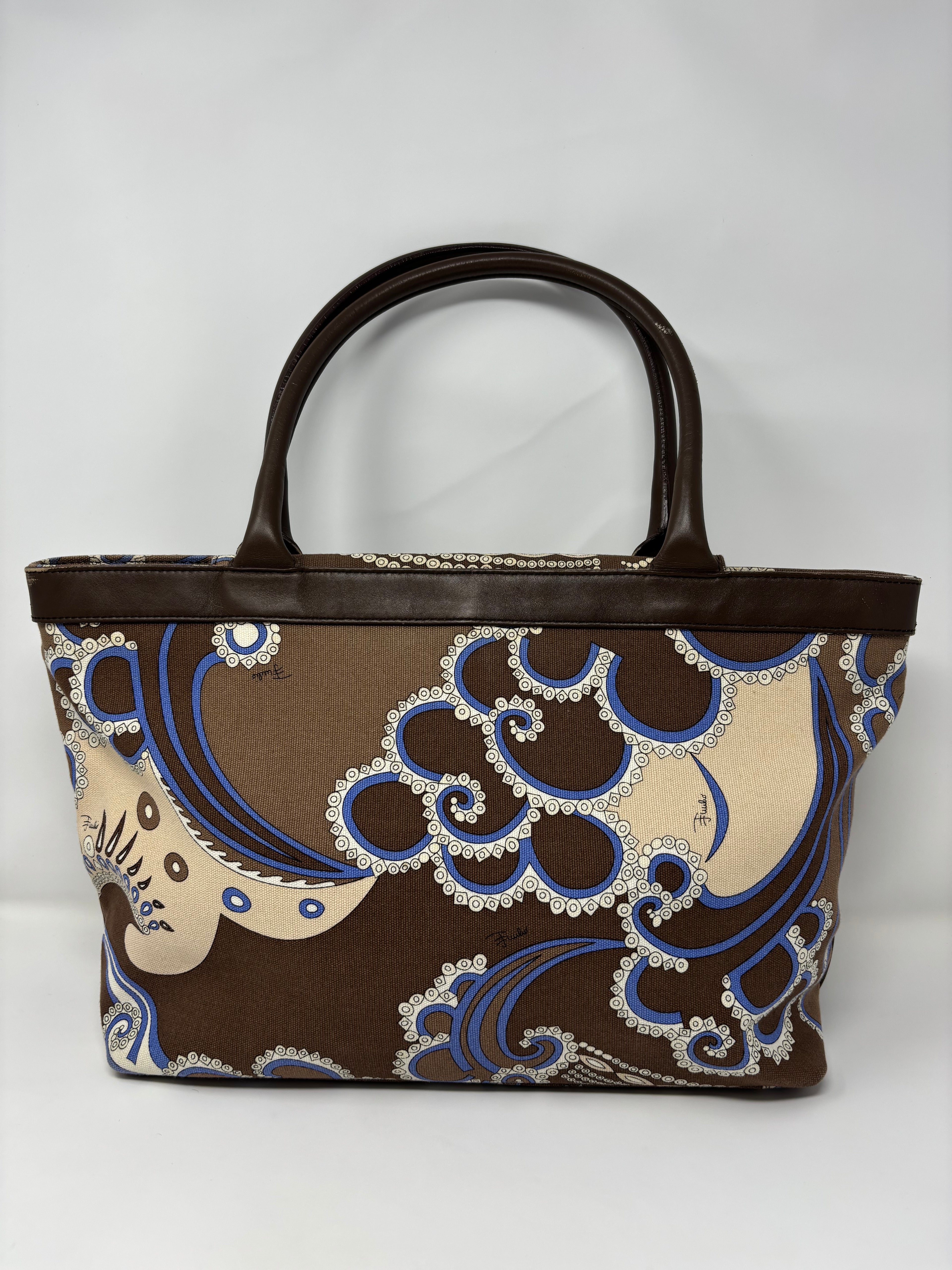 Emilio Pucci Print Tote