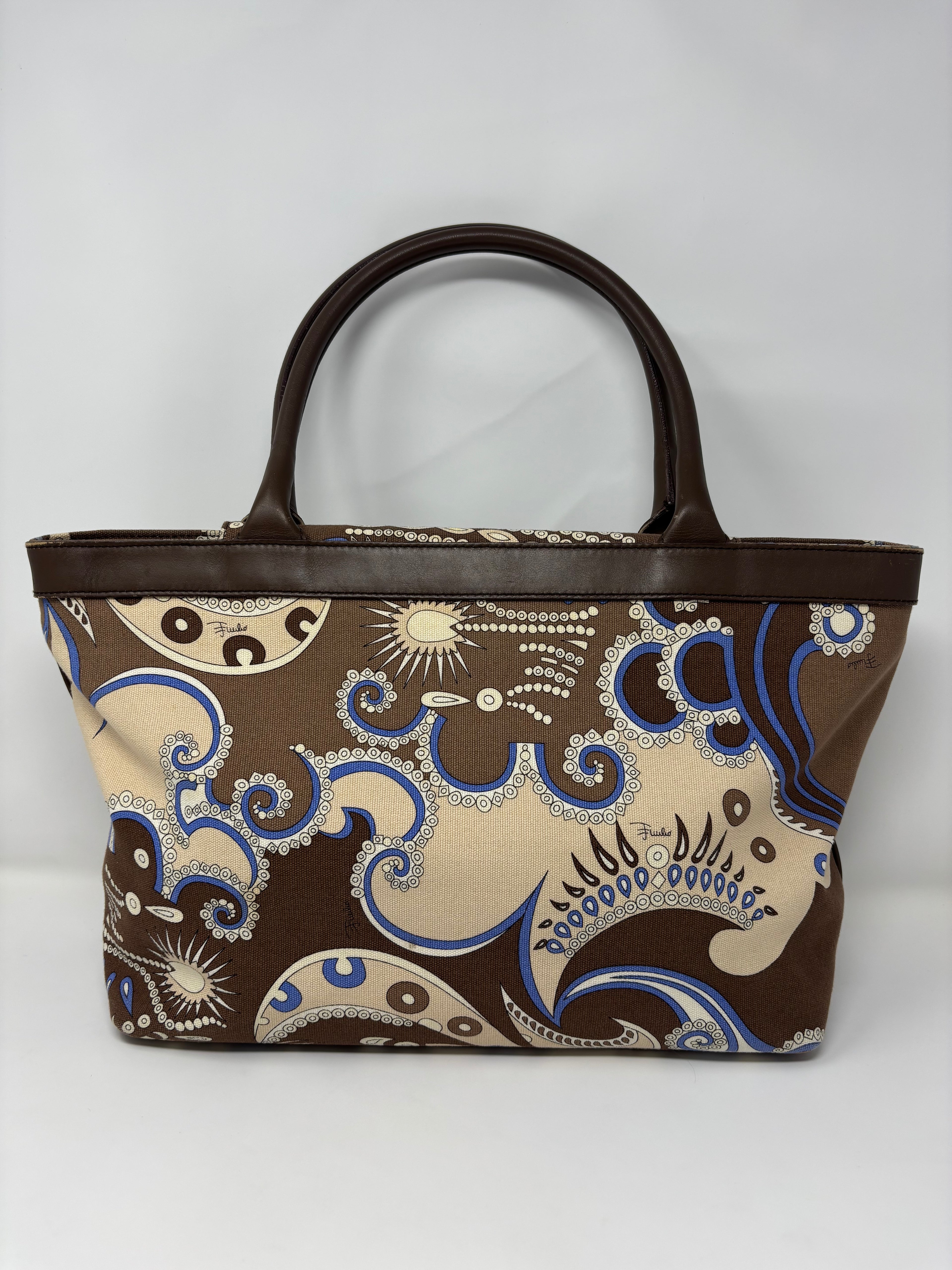 Emilio Pucci Print Tote
