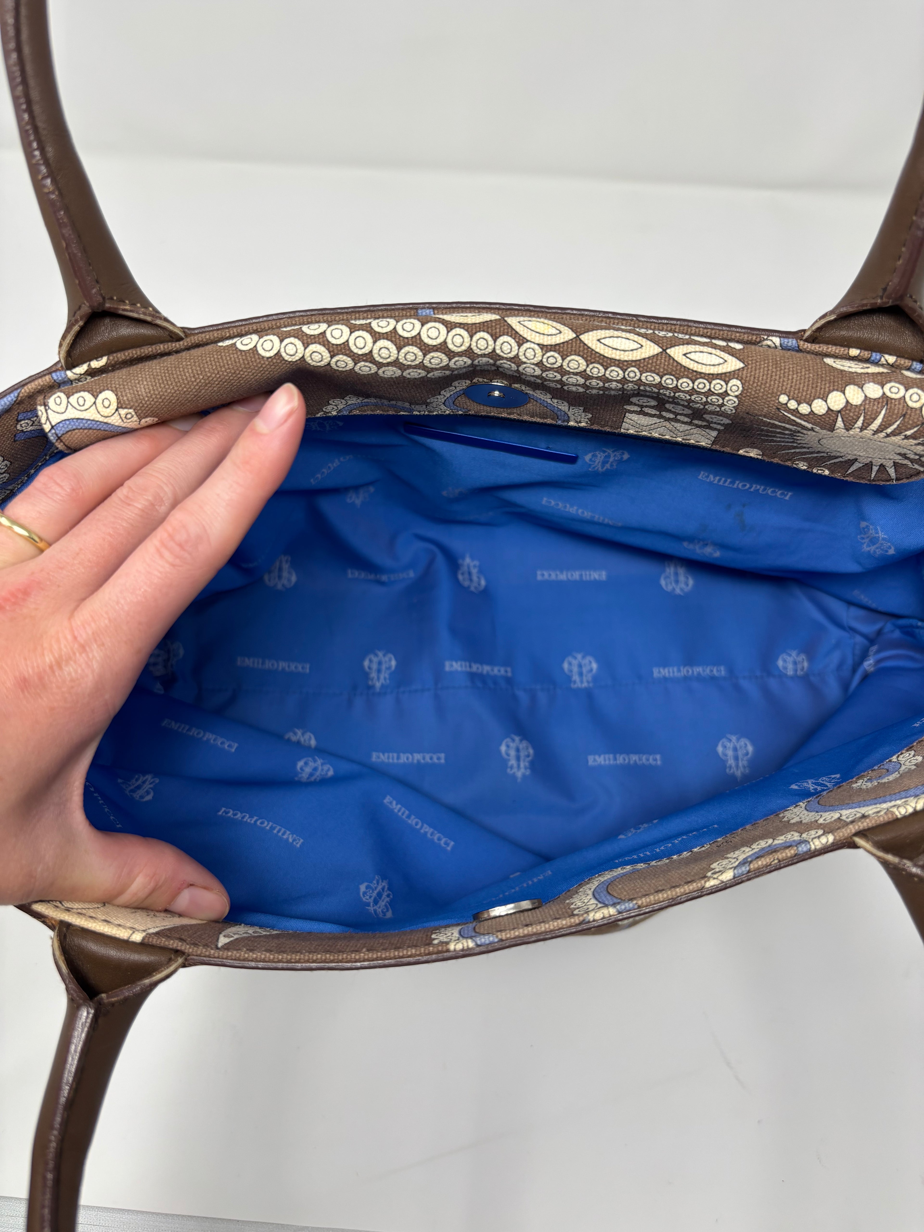 Emilio Pucci Print Tote