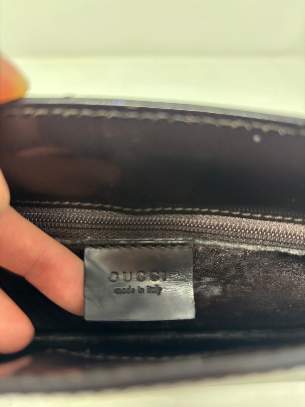Gucci Patent Leather Shoulder Bag
