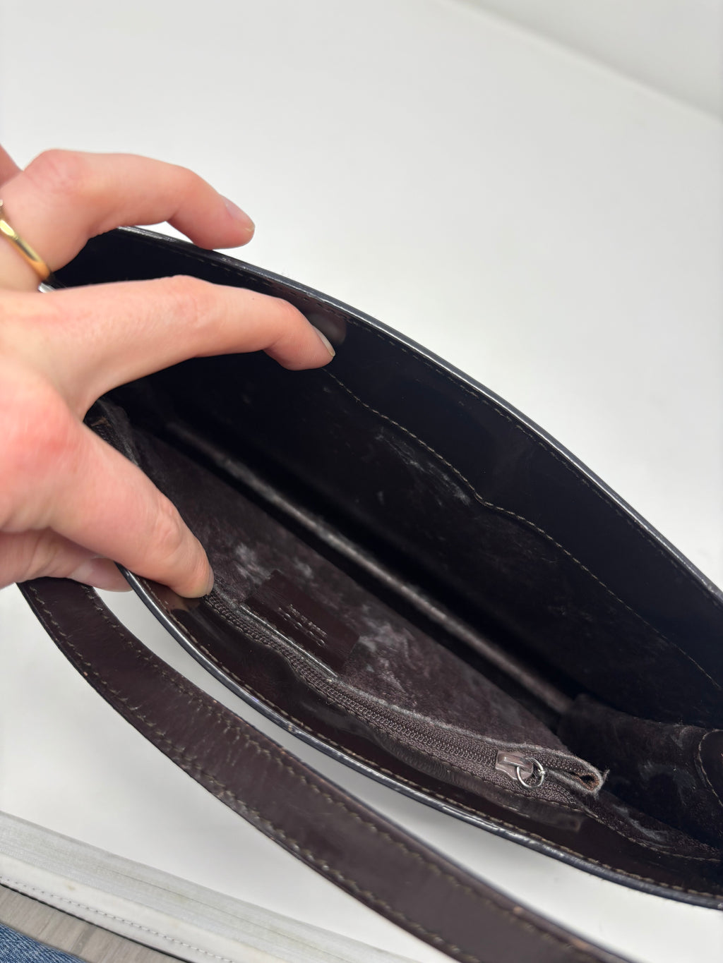 Gucci Patent Leather Shoulder Bag