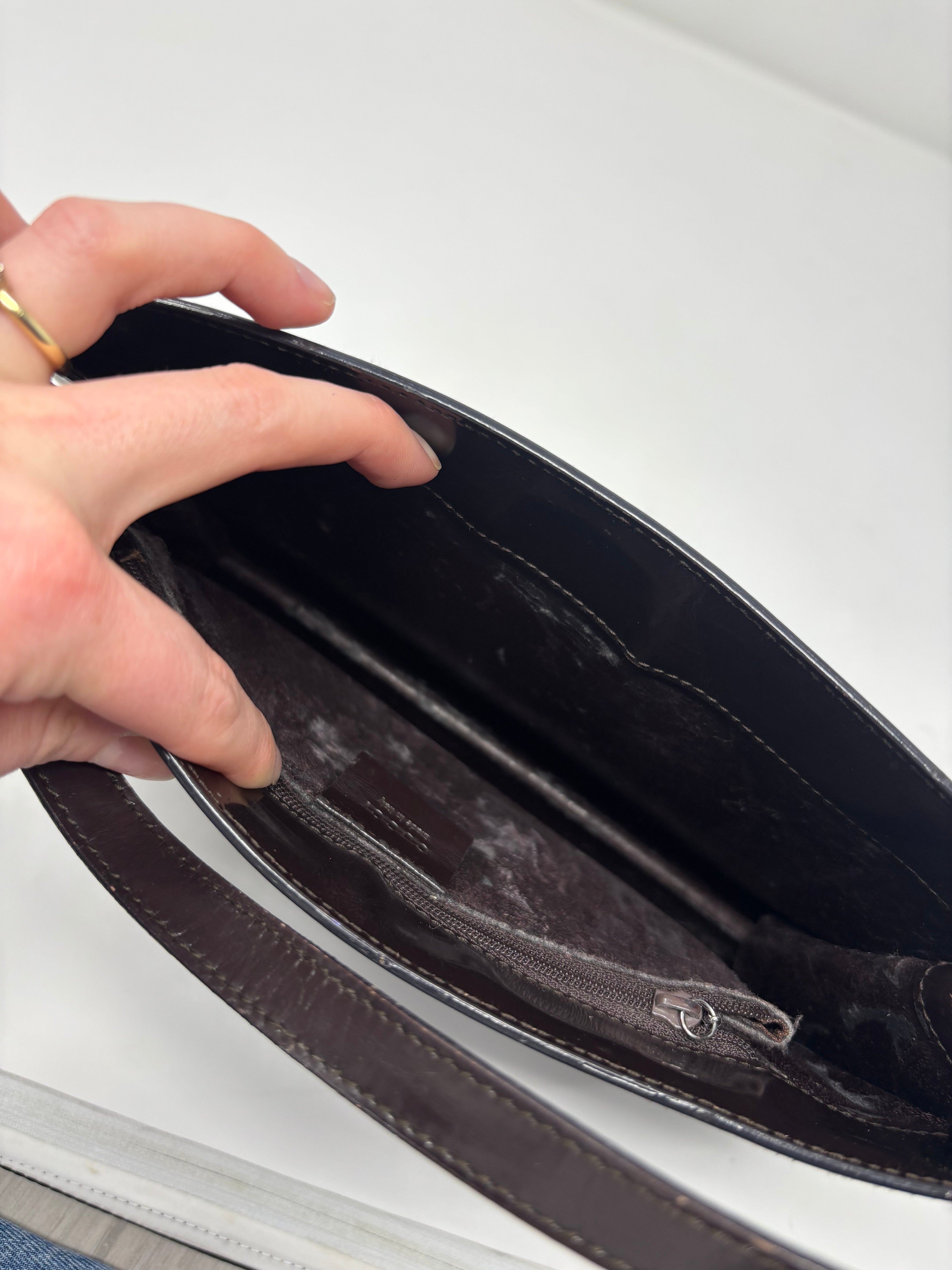 Gucci Patent Leather Shoulder Bag