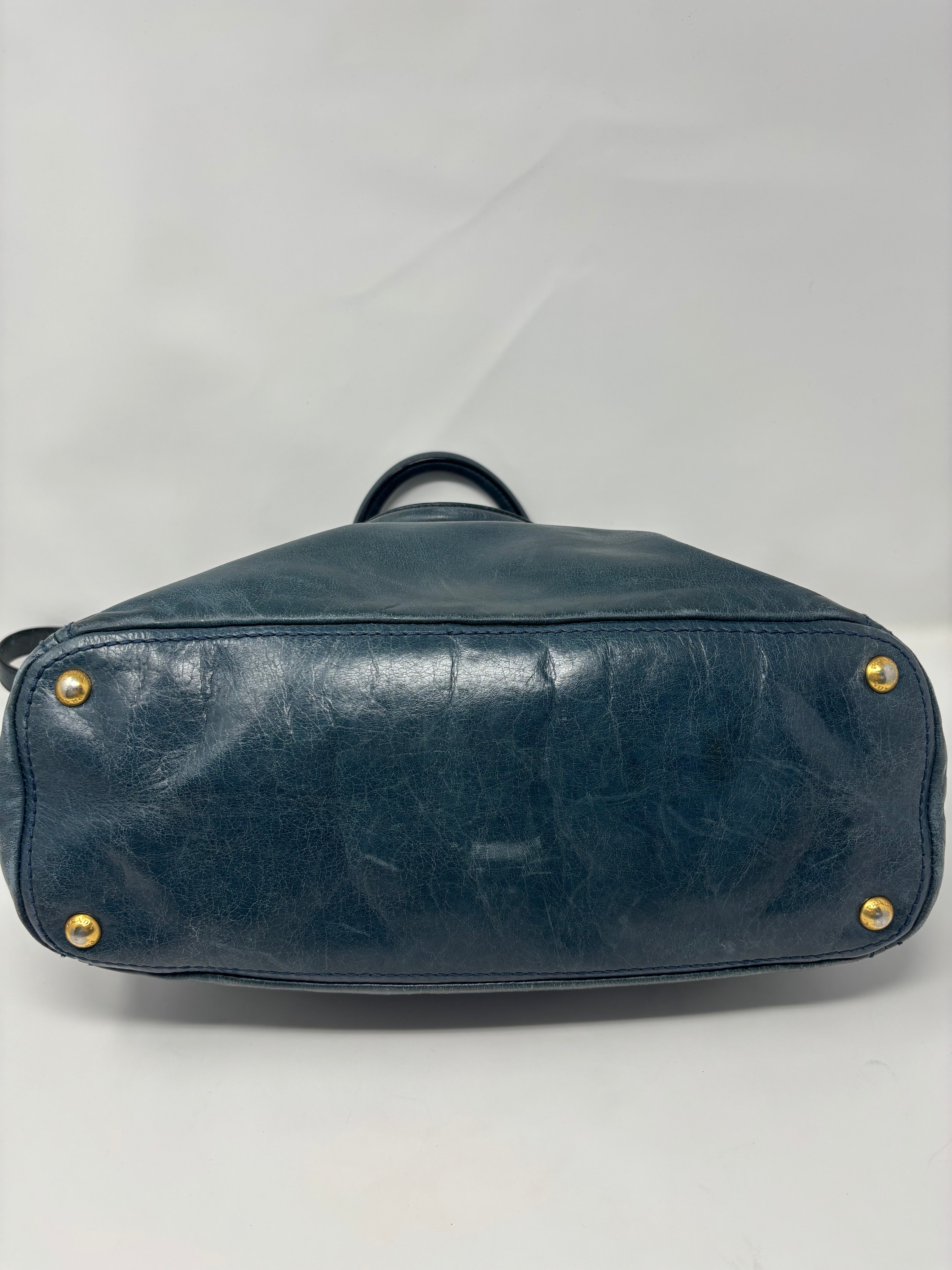 Prada Vitello Leather Tote