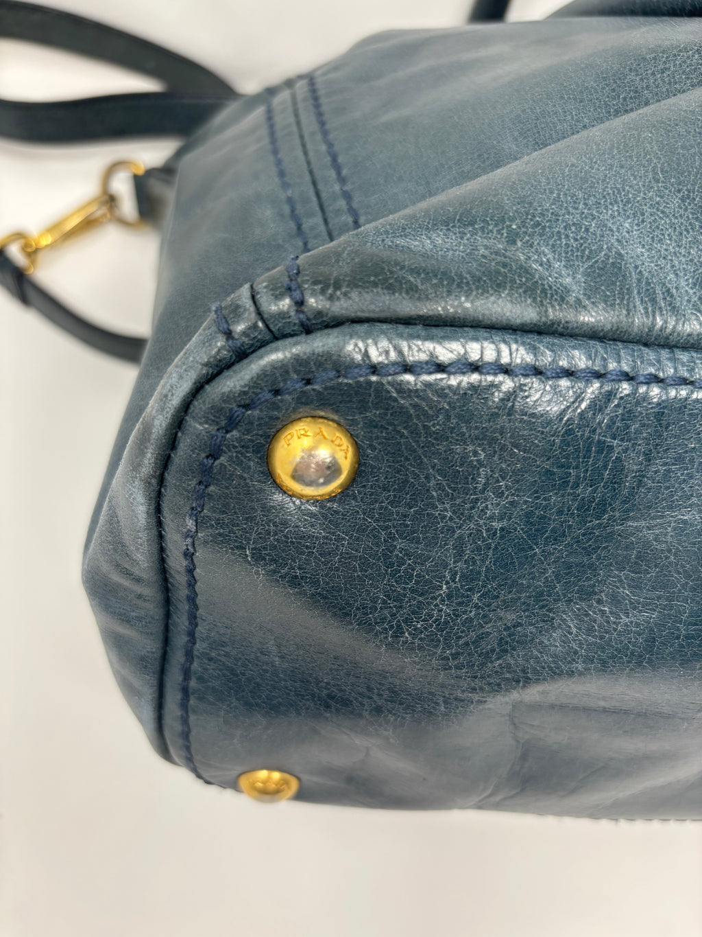 Prada Vitello Leather Tote