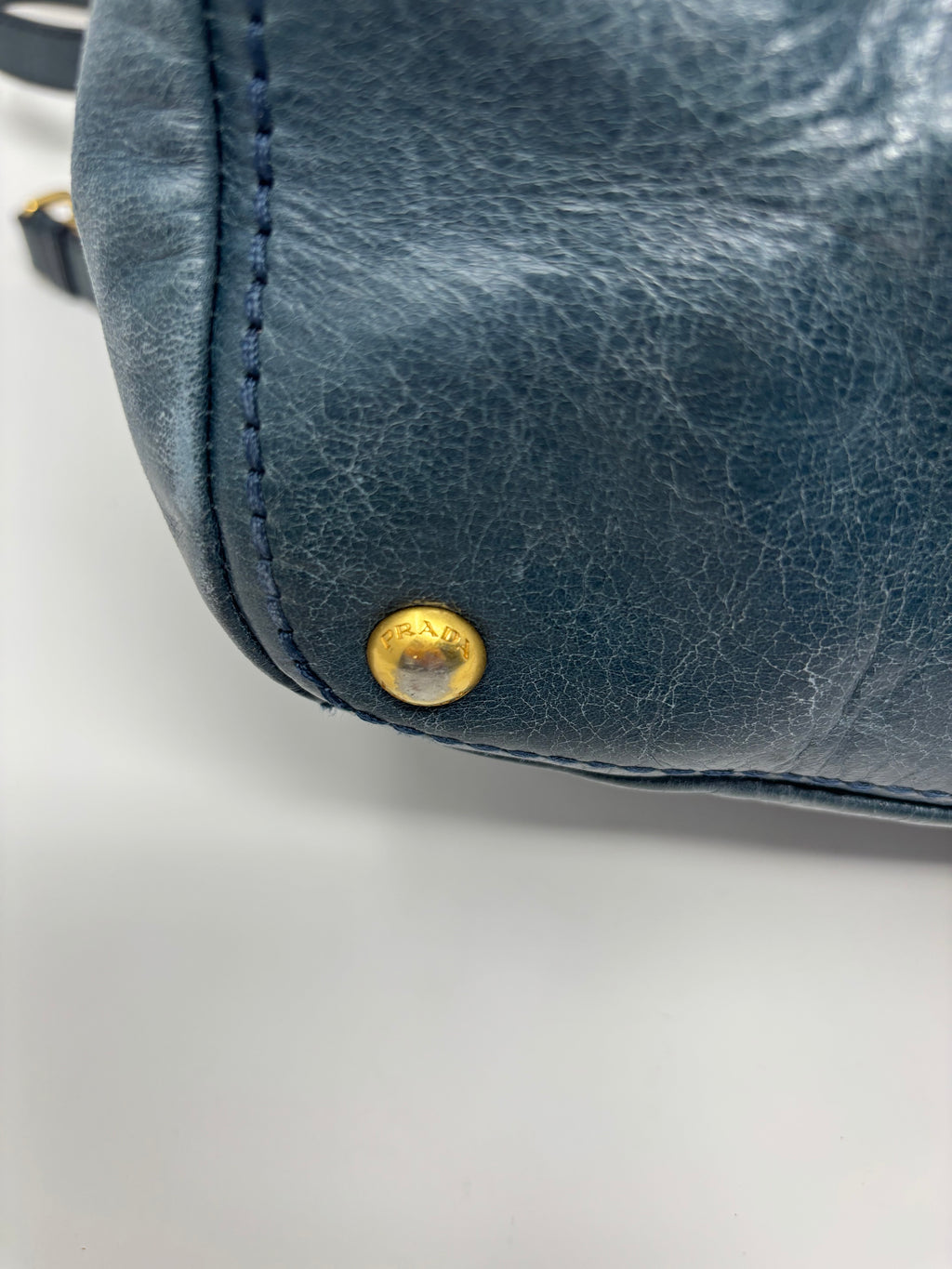 Prada Vitello Leather Tote