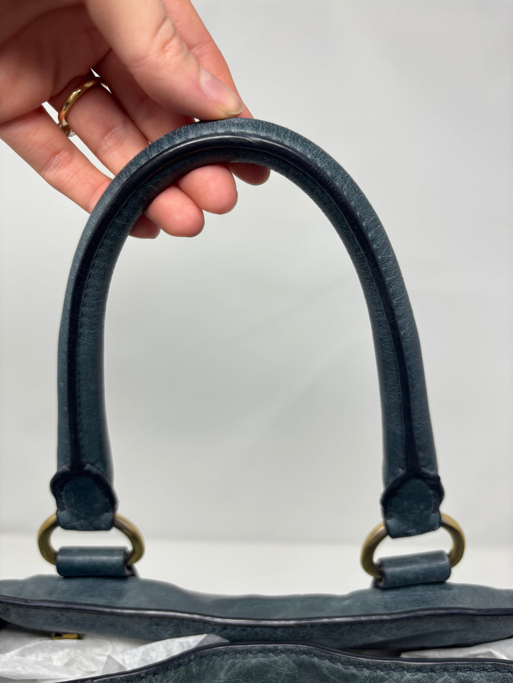 Prada Vitello Leather Tote