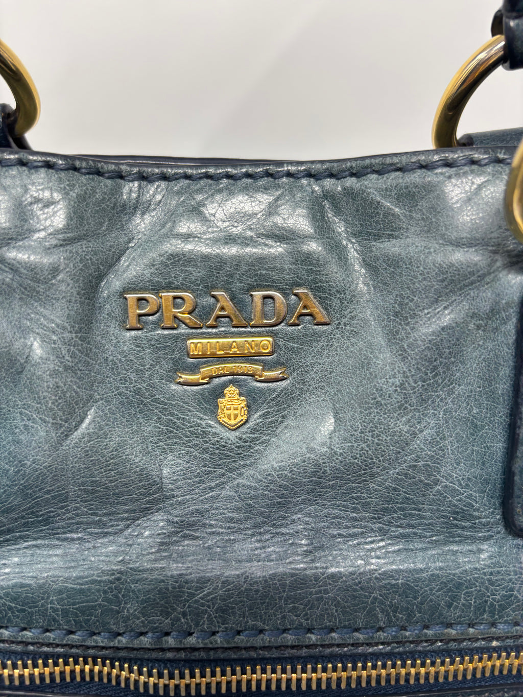 Prada Vitello Leather Tote