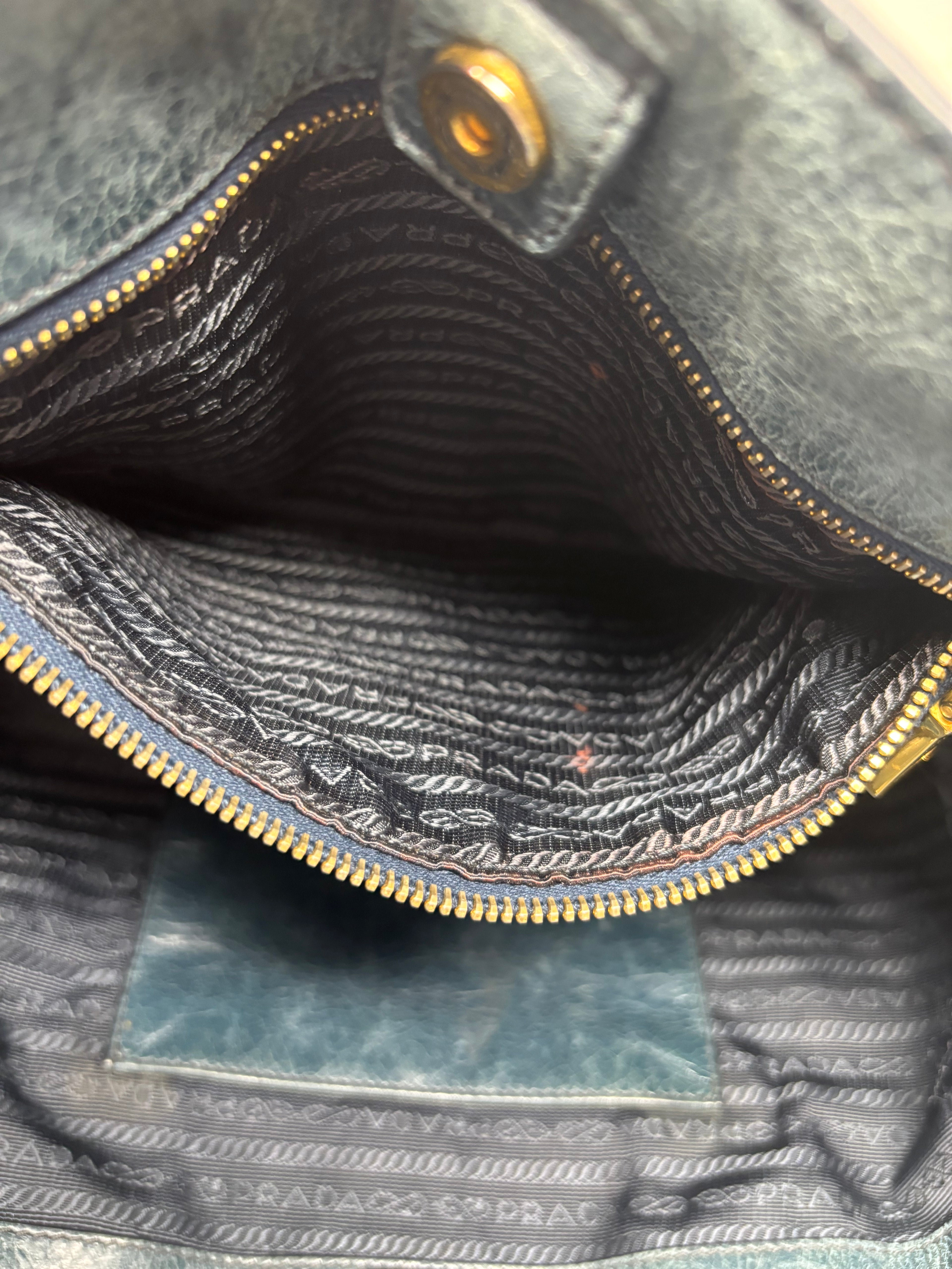 Prada Vitello Leather Tote