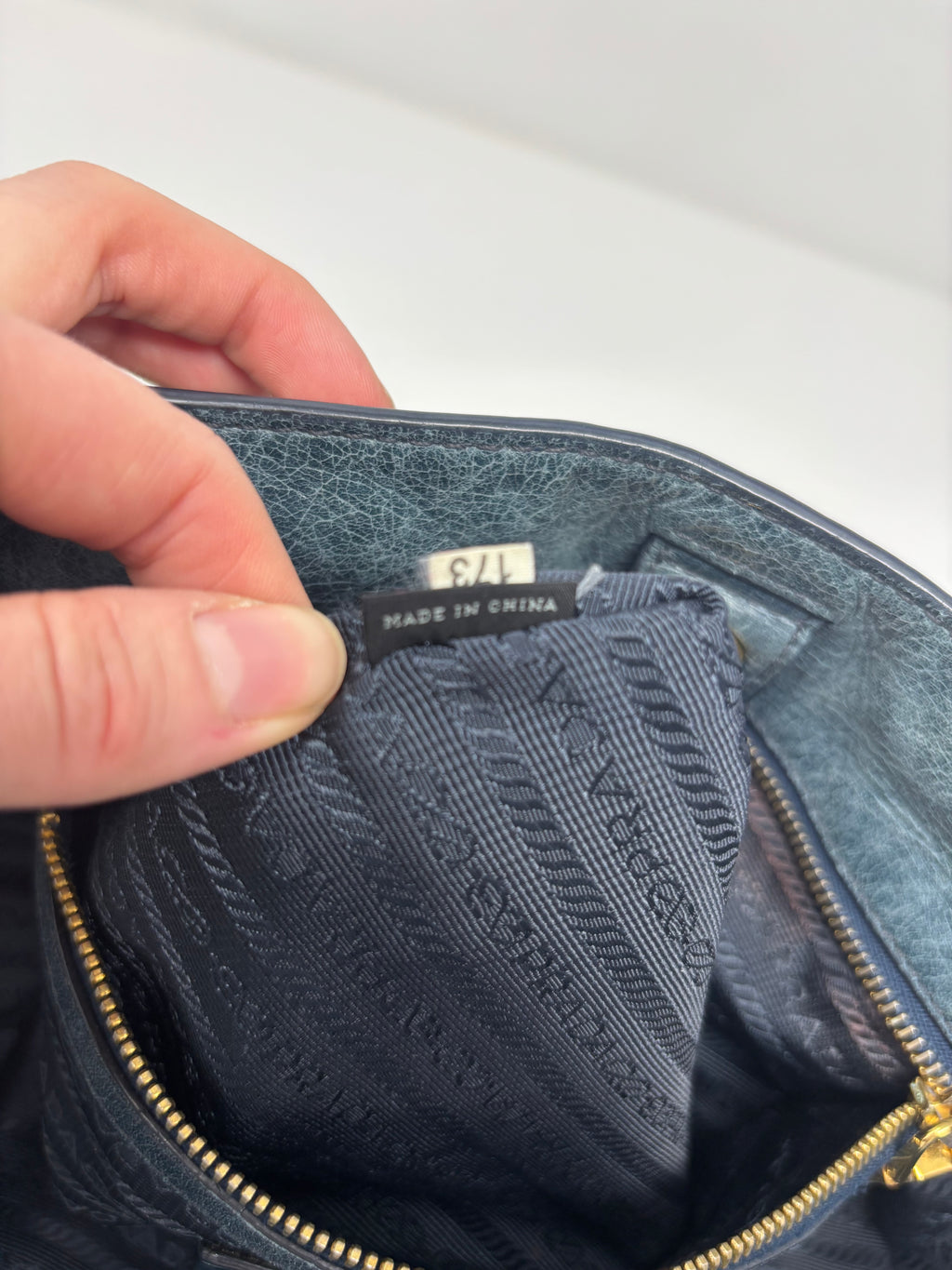 Prada Vitello Leather Tote