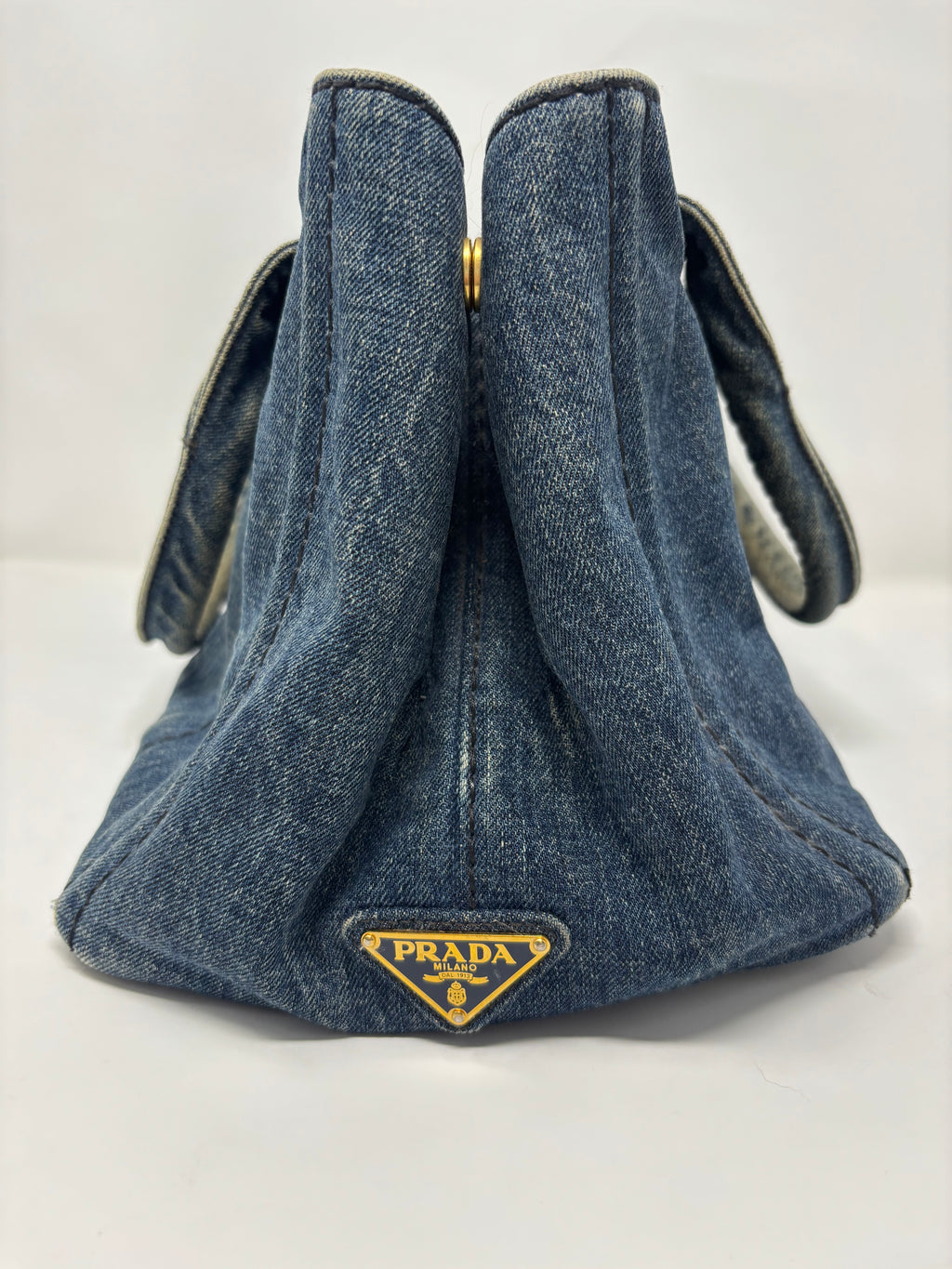 Denim Prada Canapa Tote