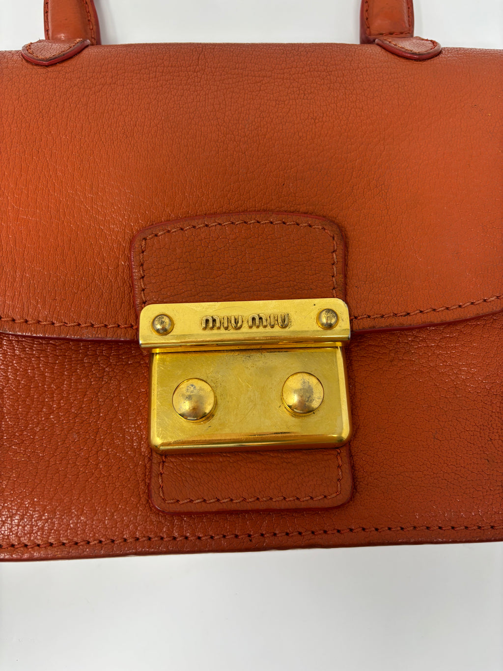 Miu Miu Madras Top Handle