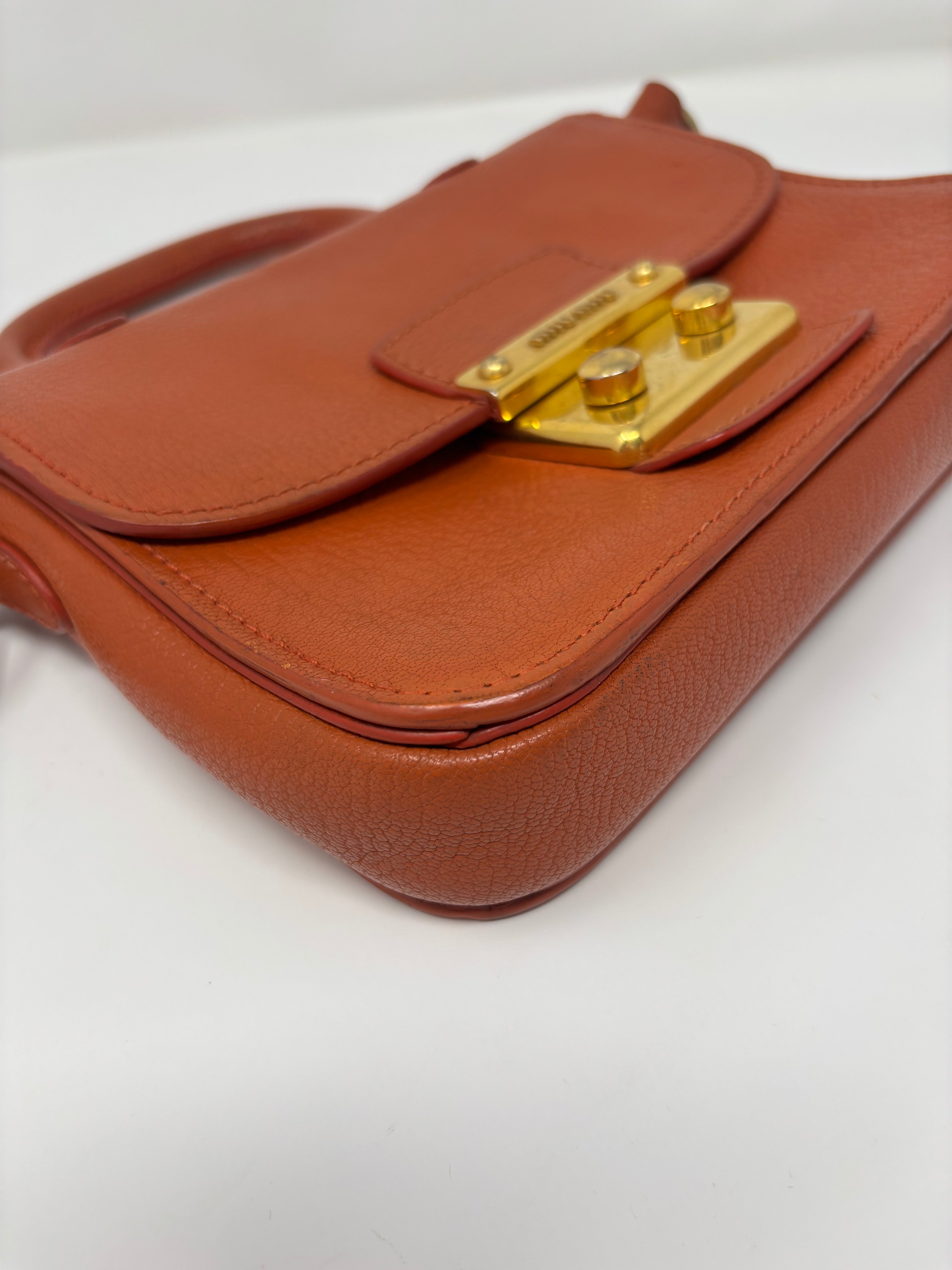 Miu Miu Madras Top Handle