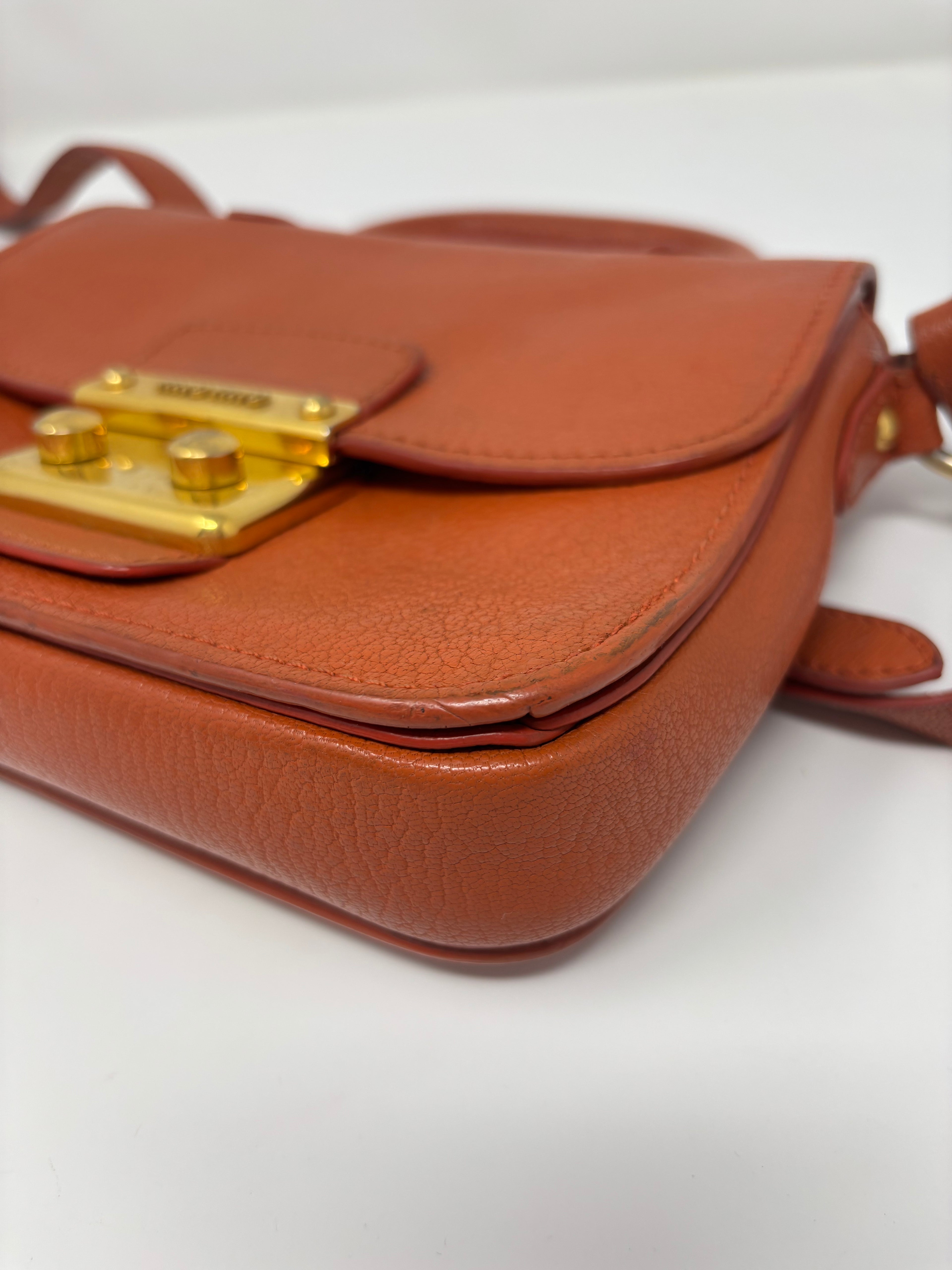 Miu Miu Madras Top Handle