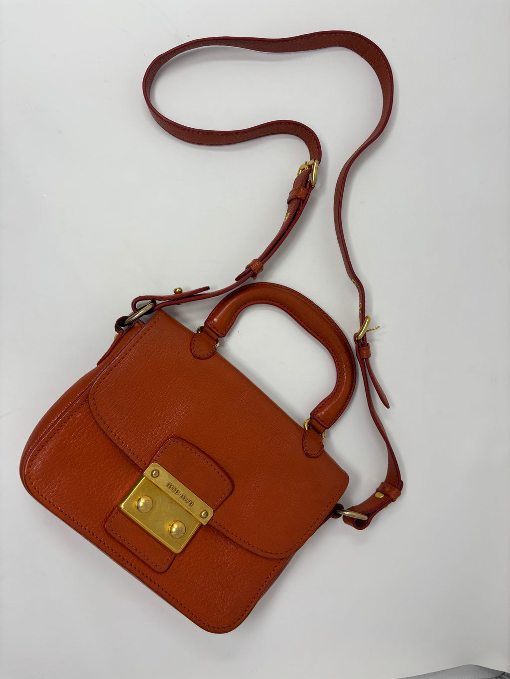 Miu Miu Madras Top Handle