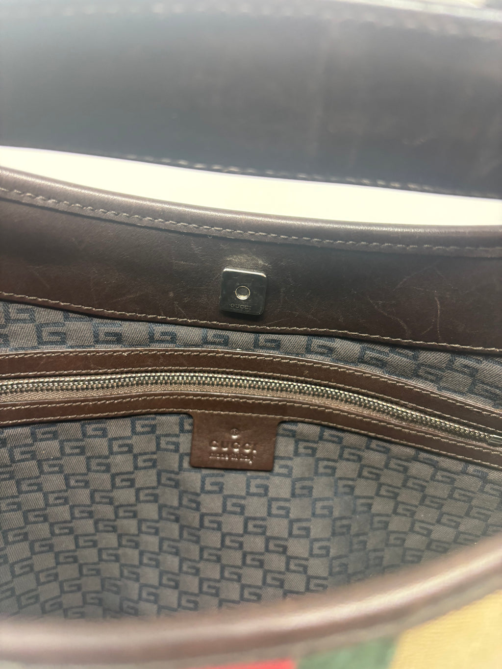Gucci Web Sherry Line Shoulder Bag