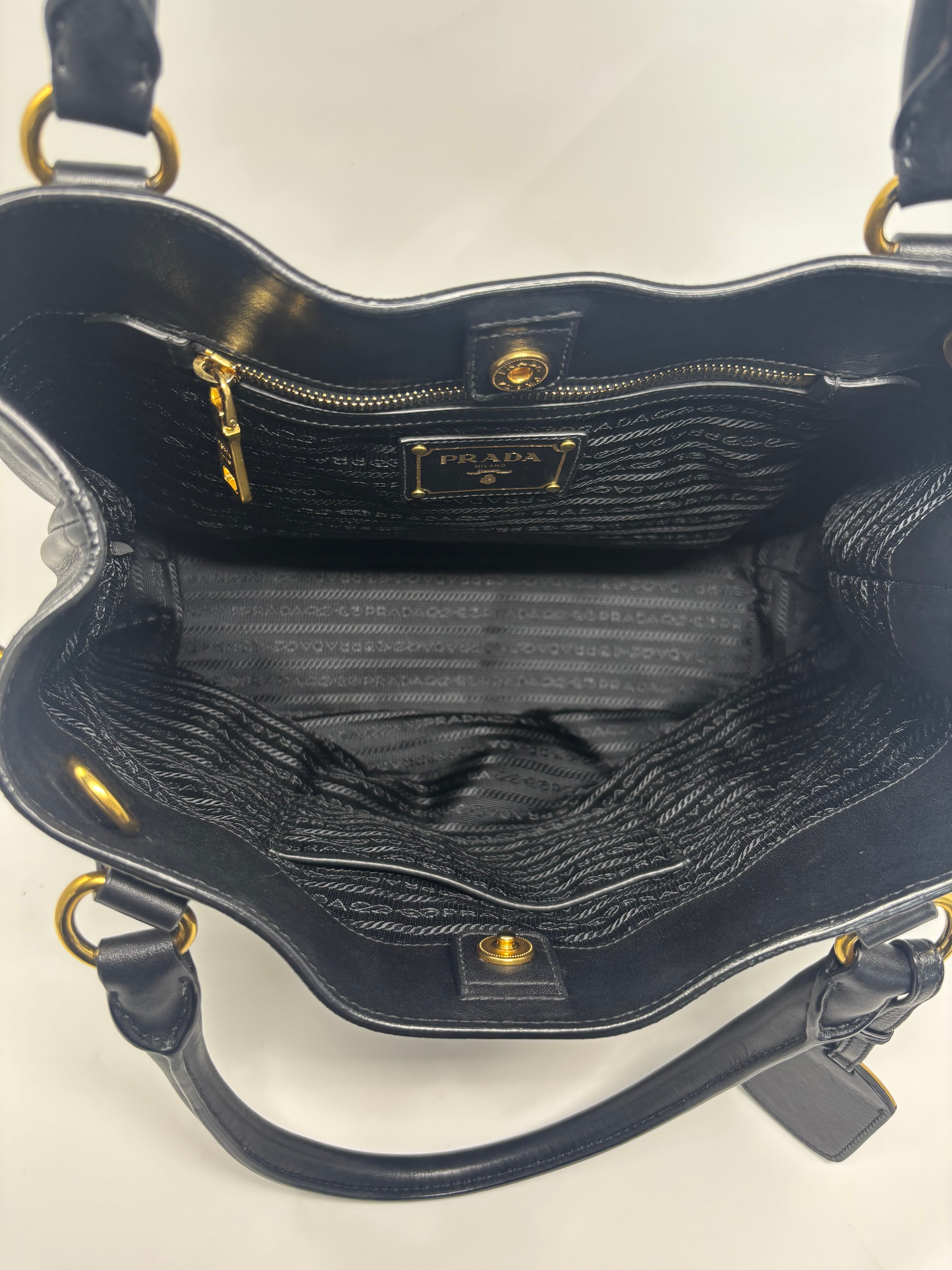 Prada Vitello Daino Tote