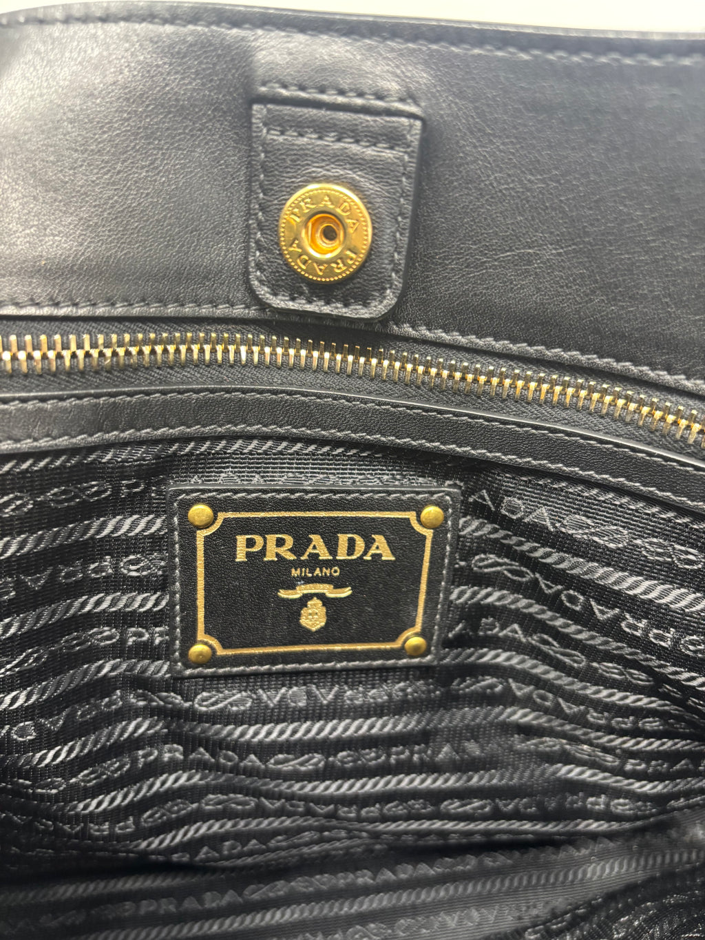 Prada Vitello Daino Tote