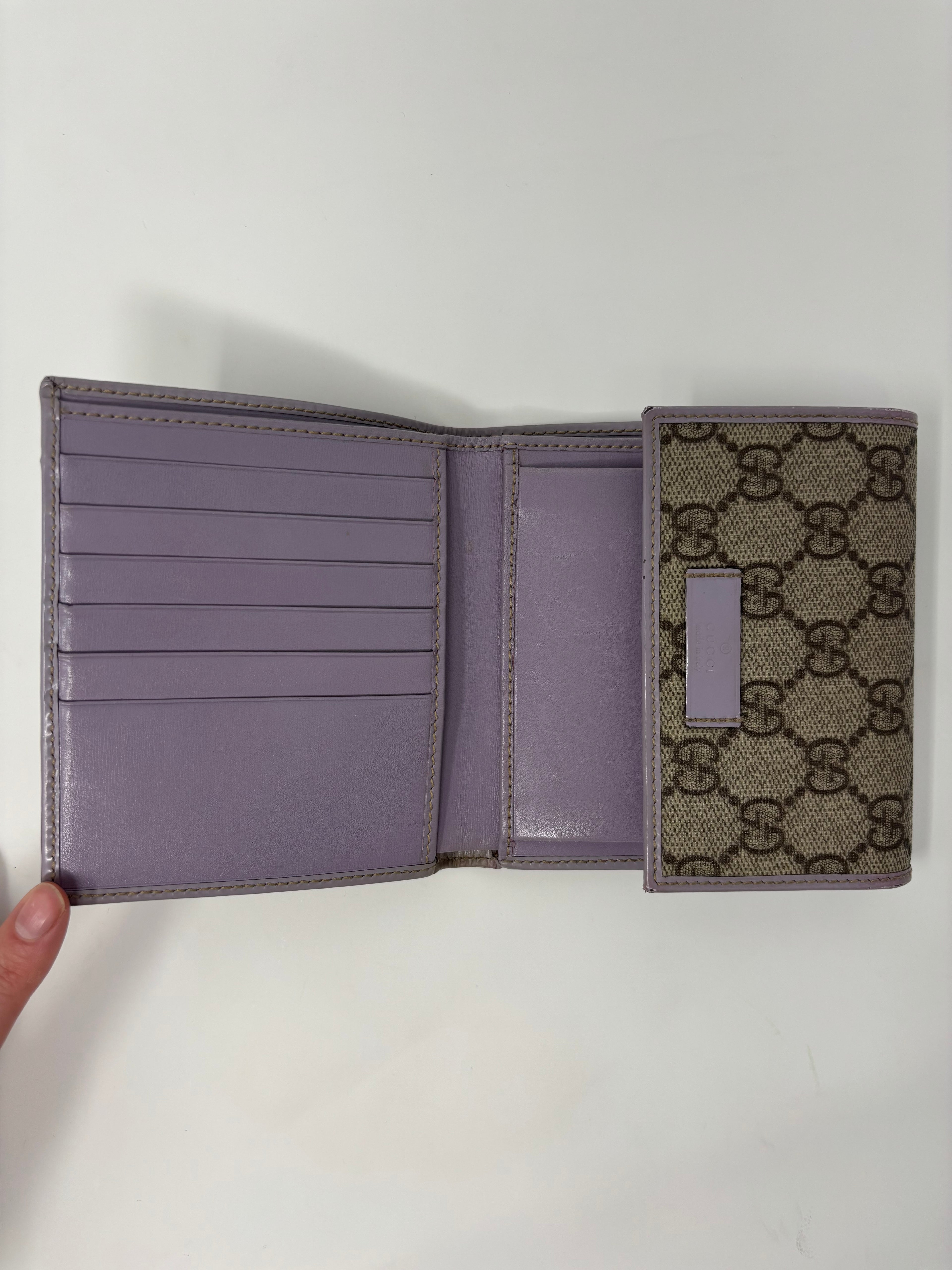 Gucci GG Supreme Trifold Wallet