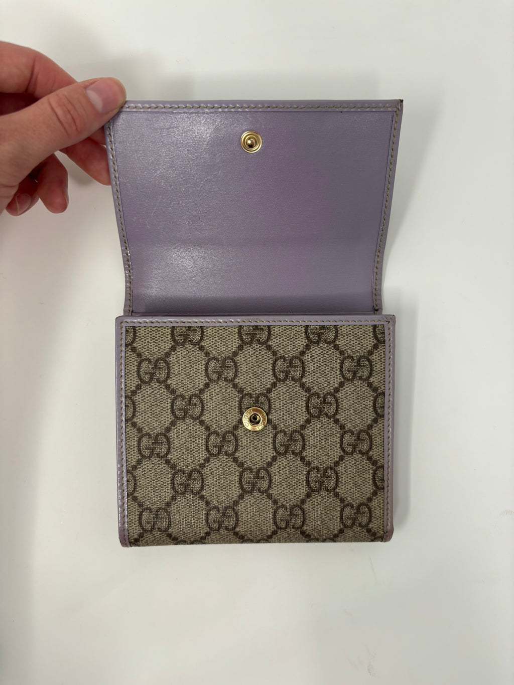 Gucci GG Supreme Trifold Wallet