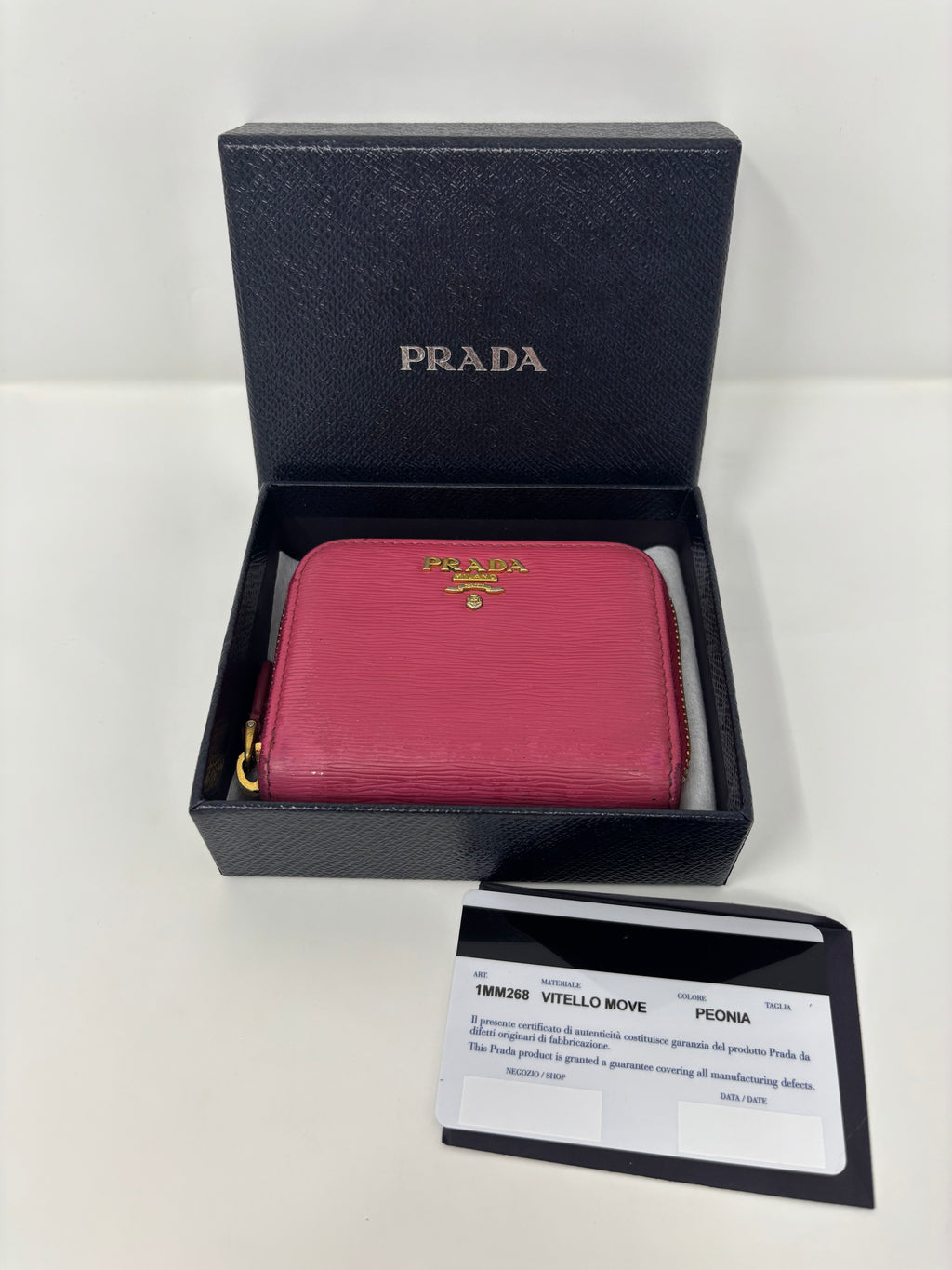 Prada Vitello Move Coin Purse
