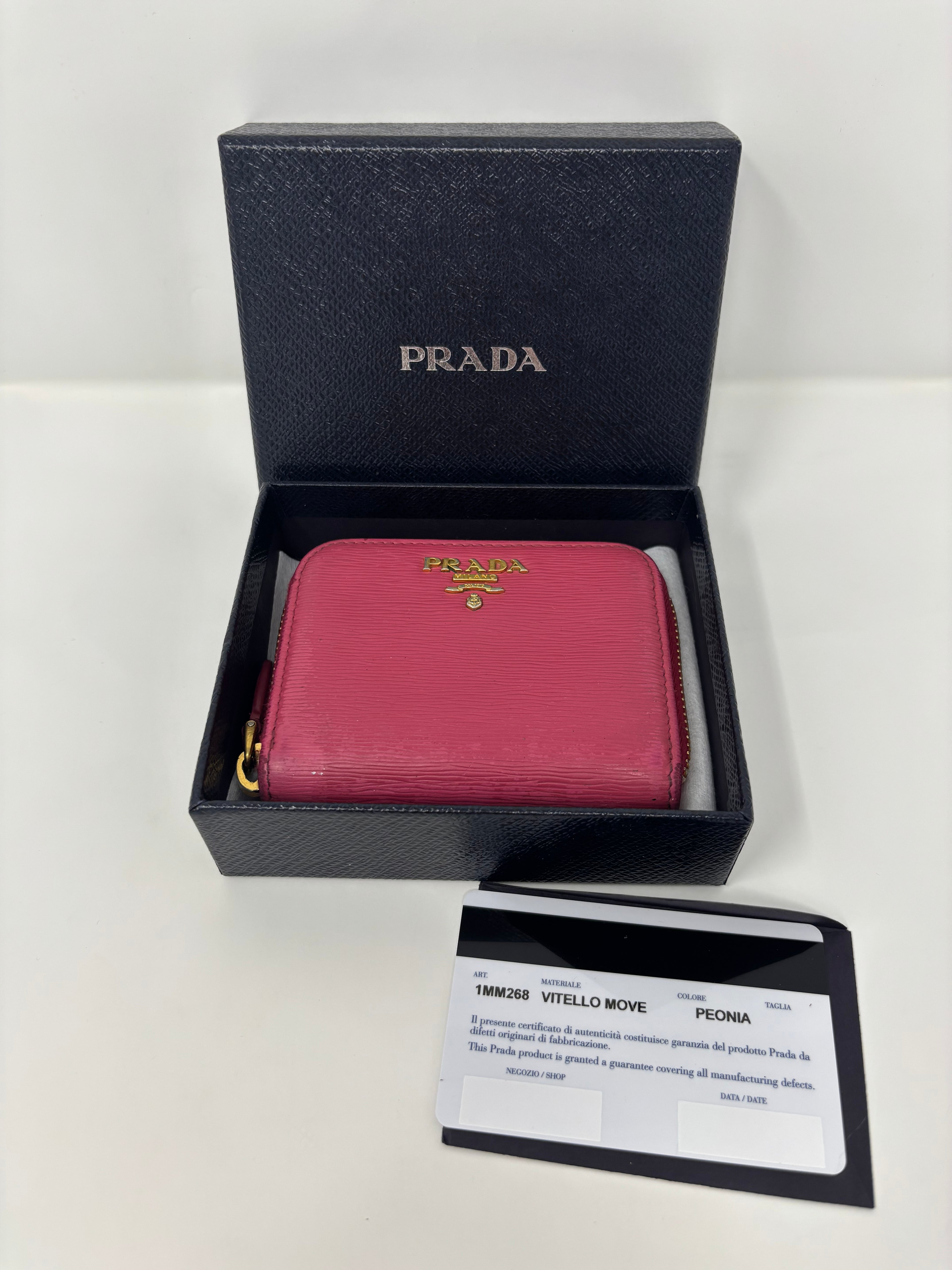 Prada Vitello Move Coin Purse