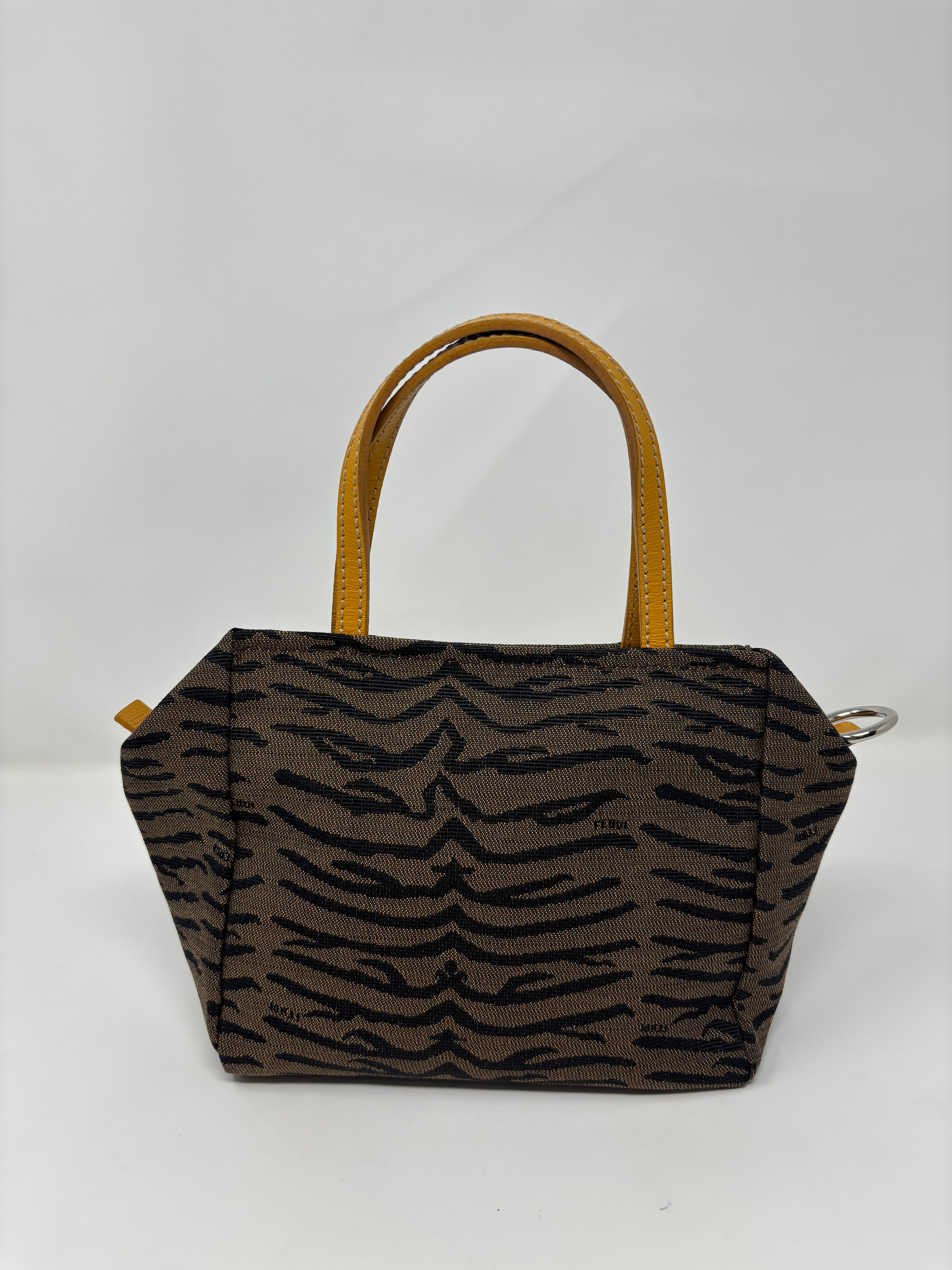 Fendi Zebra Mini Tote