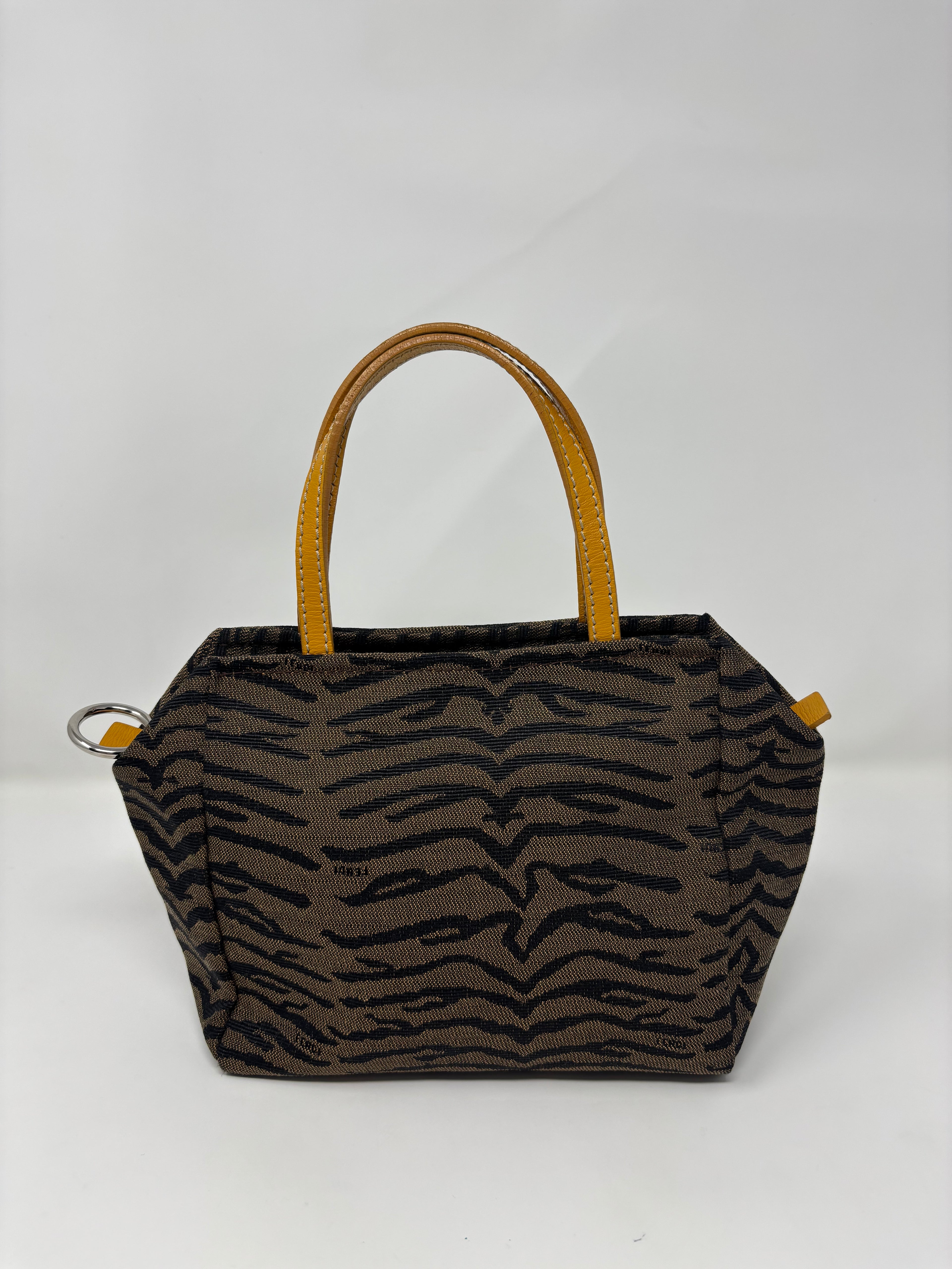 Fendi Zebra Mini Tote